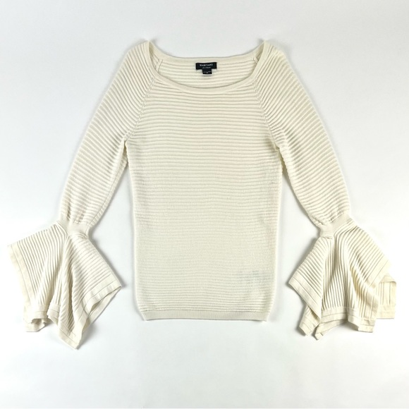 Marciano Binx Bell Sleeve Ivory Sweater - Picture 6 of 11